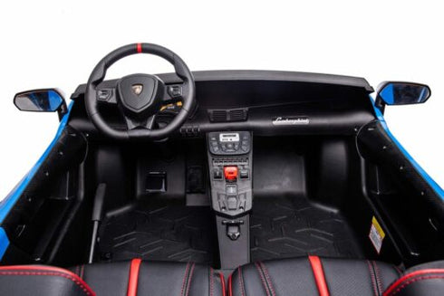 2 Seater Lamborghini SVJ 24V XXL Ride on Sports Car Massive Size-Blue